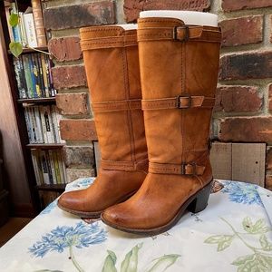 Frye tall leather boots